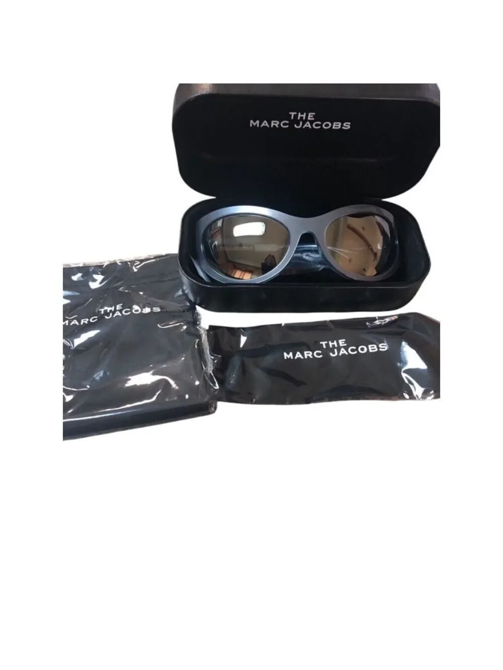 MARC JACOBS MJ 1087/S Cat Eye Wrap Sunglasses NIB All Inclusive